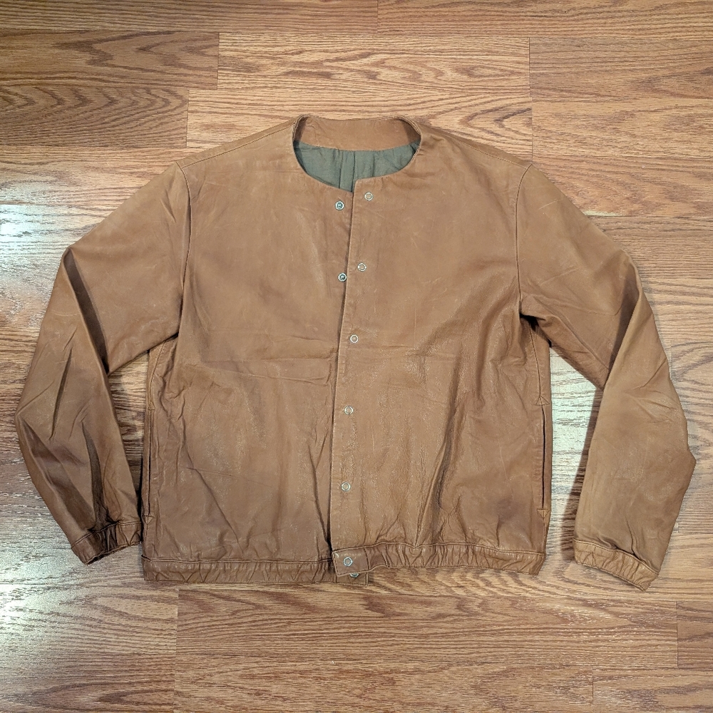Arts & Science brown leather jacket sz XS/S